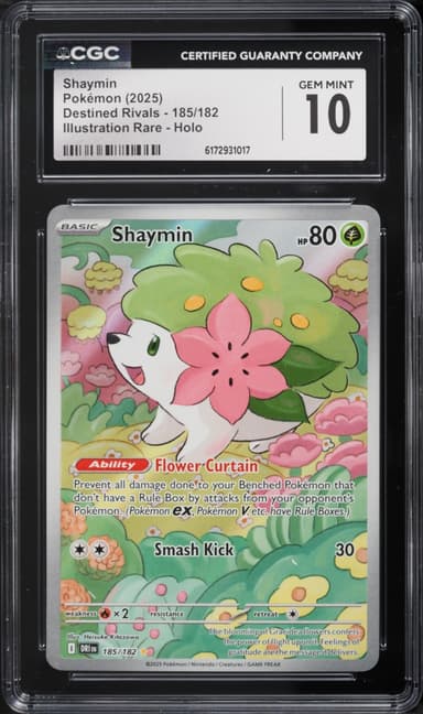 Pokemon Scarlet & Violet Destined Rivals IR Shaymin #185