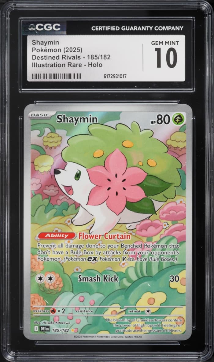 Pokemon Scarlet & Violet Destined Rivals IR Shaymin #185