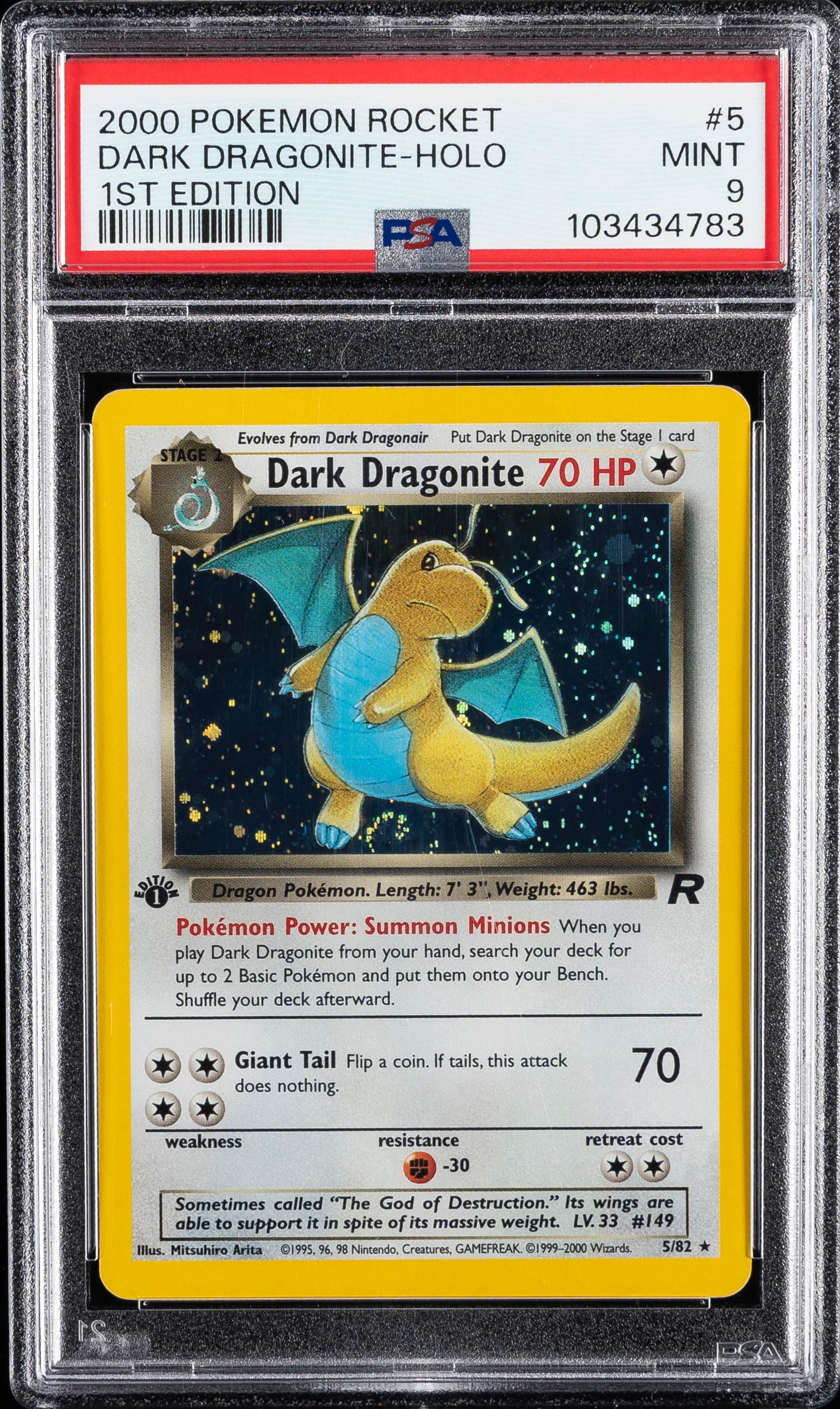 Dark Dragonite-Holo