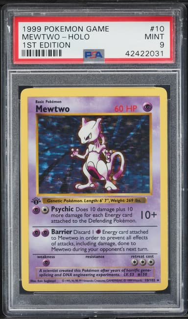 Mewtwo-Holo 1st Edition