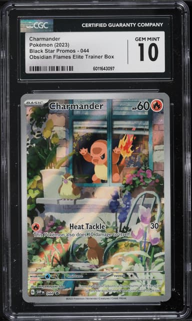 SV BLACK STAR PROMO OBSIDIAN FLAMES ETB CHARMANDER