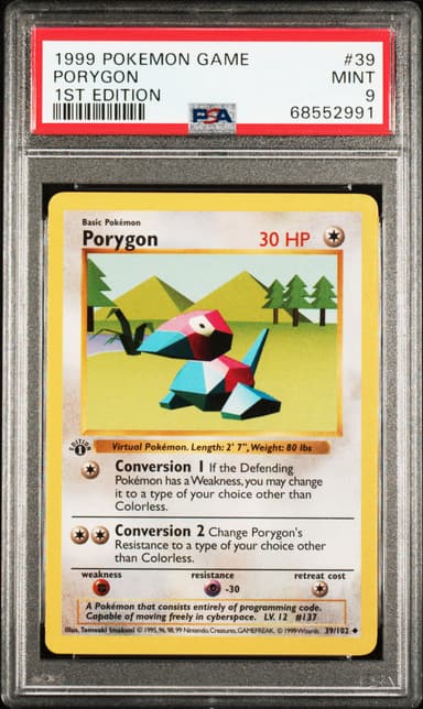 Porygon 1st Edition