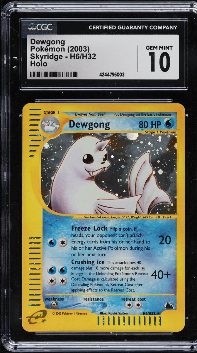 SKYRIDGE HOLO DEWGONG