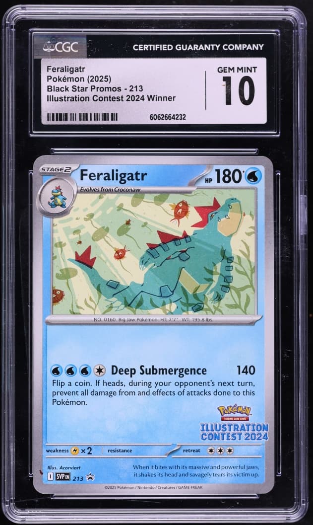 Pokemon Scarlet & Violet Promo Illustration Contest '24 Winner Feraligatr #213