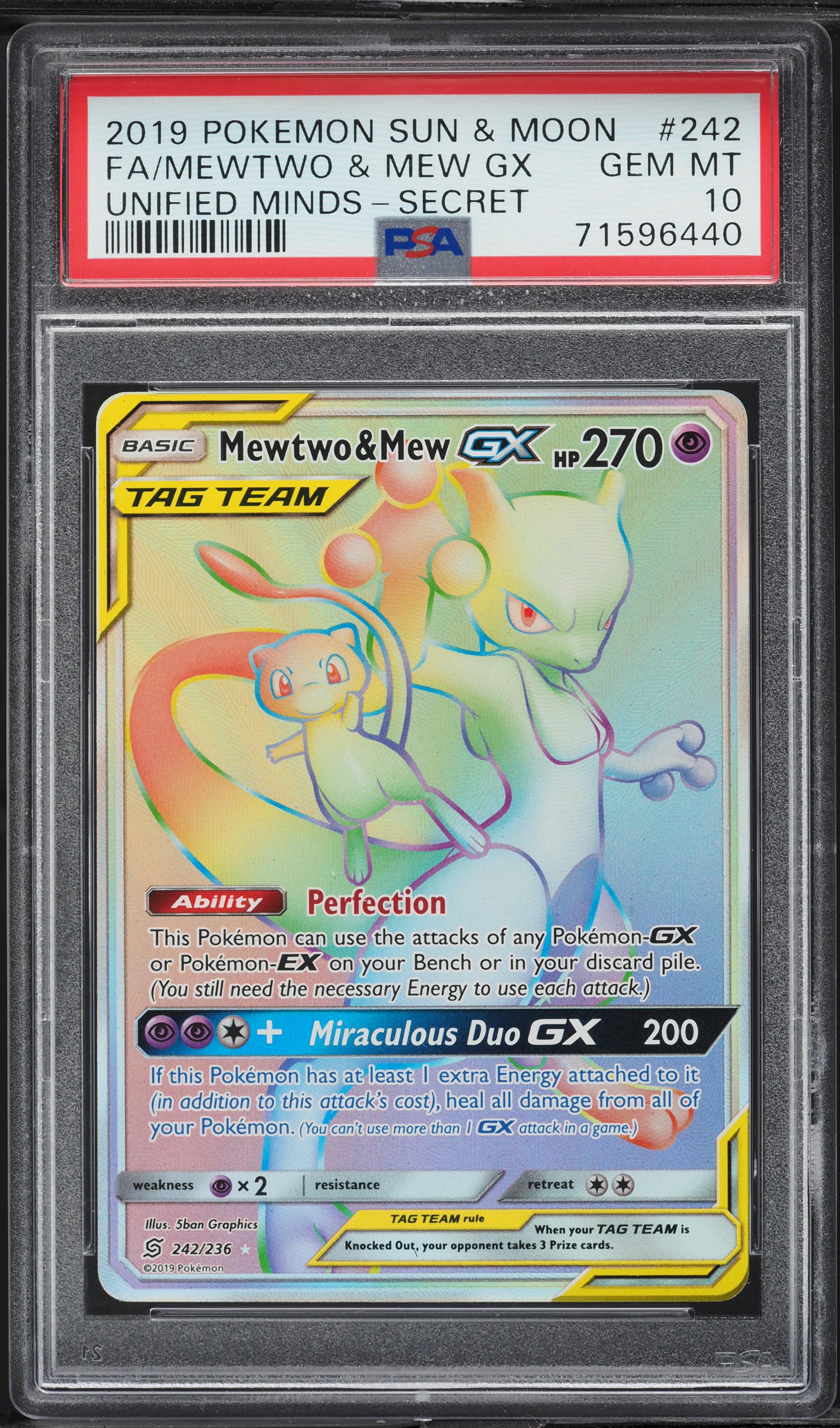 Full Art/Mewtwo & Mew GX