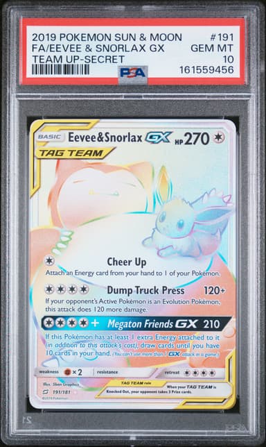 Full Art/Eevee & Snorlax GX