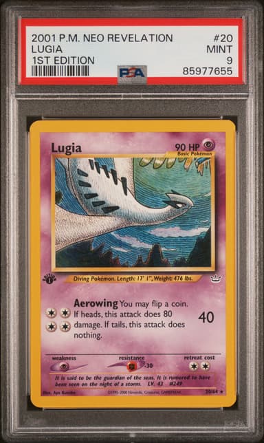 Lugia 1st Edition
