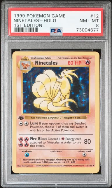 Ninetales-Holo 1st Edition
