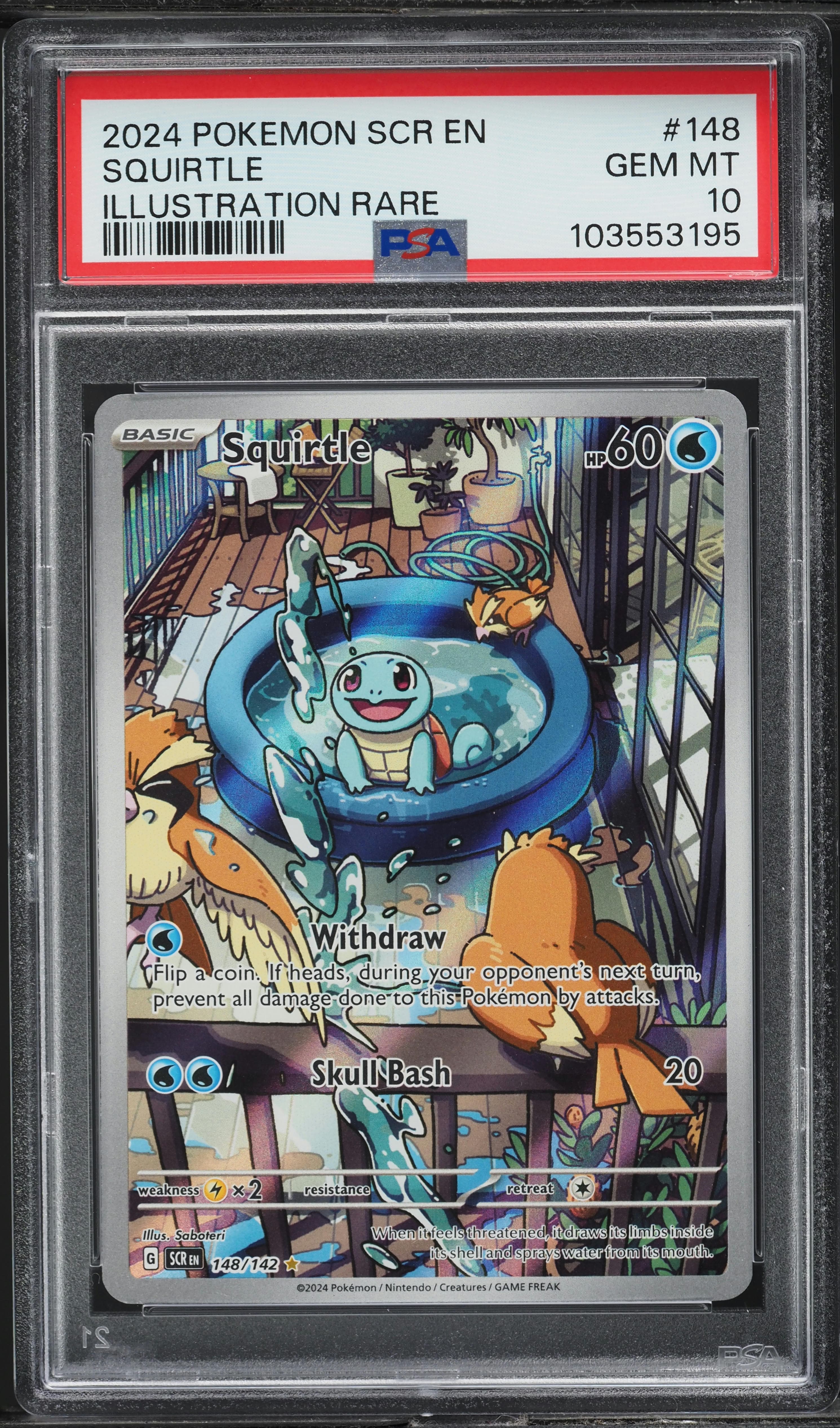 SCARLET & VIOLET STELLAR CROWN IR SQUIRTLE