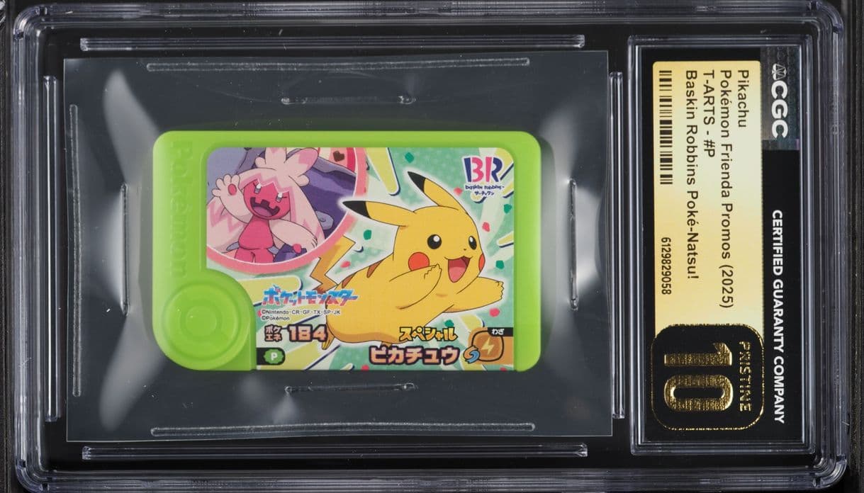 Pokemon Japanese Frienda Promo Baskin Robbins Poke-Natsu! T-ARTS Pikachu