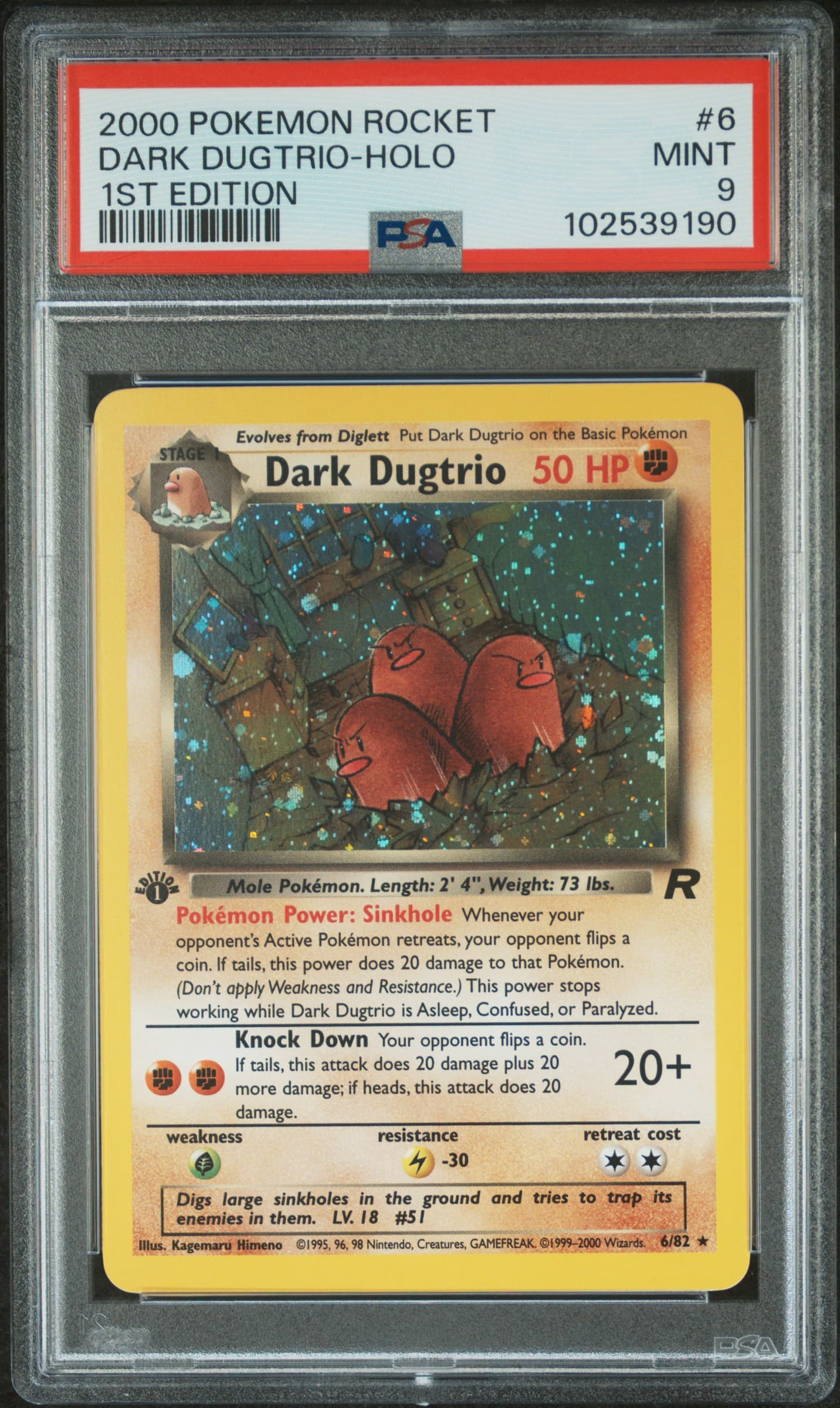 Dark Dugtrio-Holo