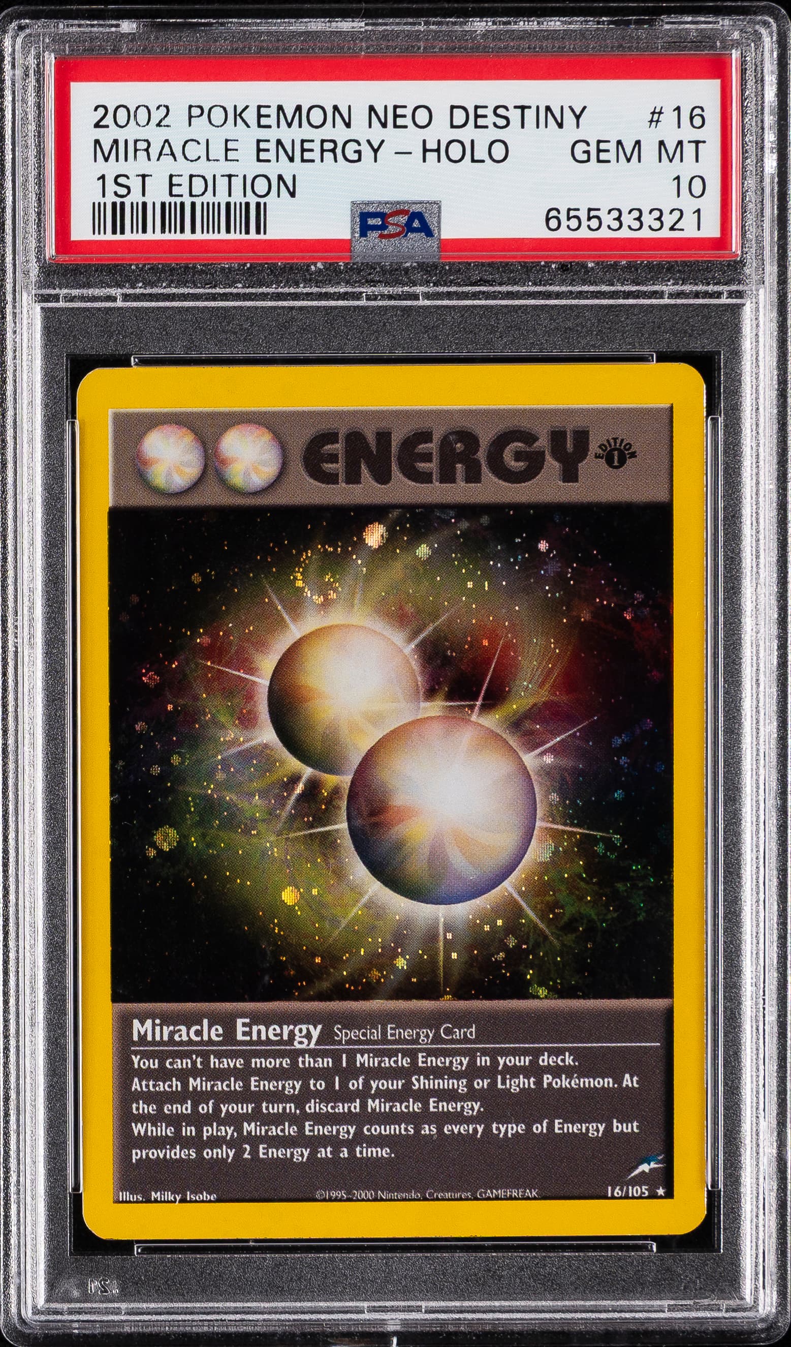 Miracle Energy-Holo 1st Edition