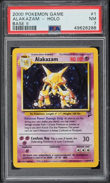 BASE SET 2 HOLO ALAKAZAM