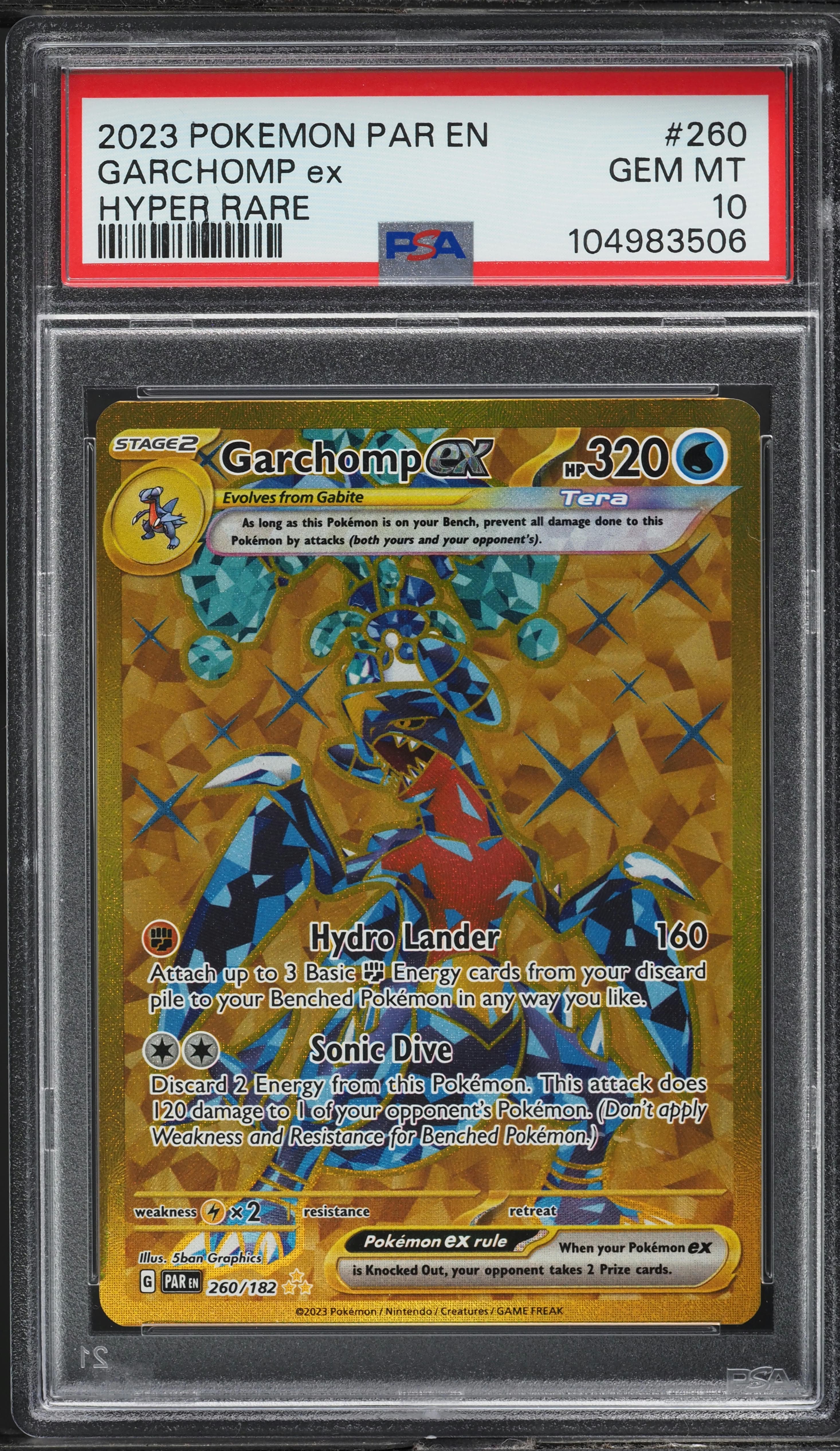 SV PARADOX RIFT HYPER RARE GARCHOMP EX