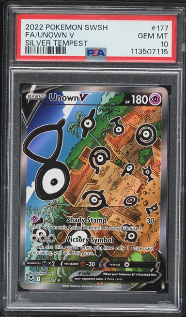 Full Art/Unown V