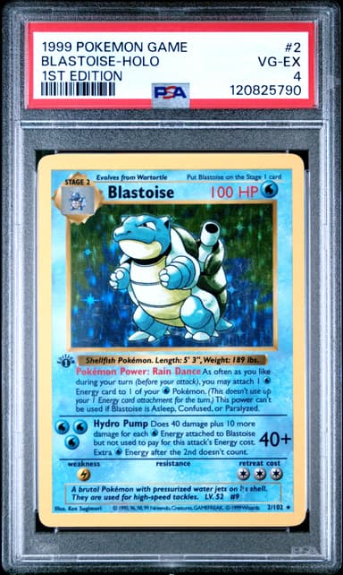 Blastoise-Holo 1st Edition