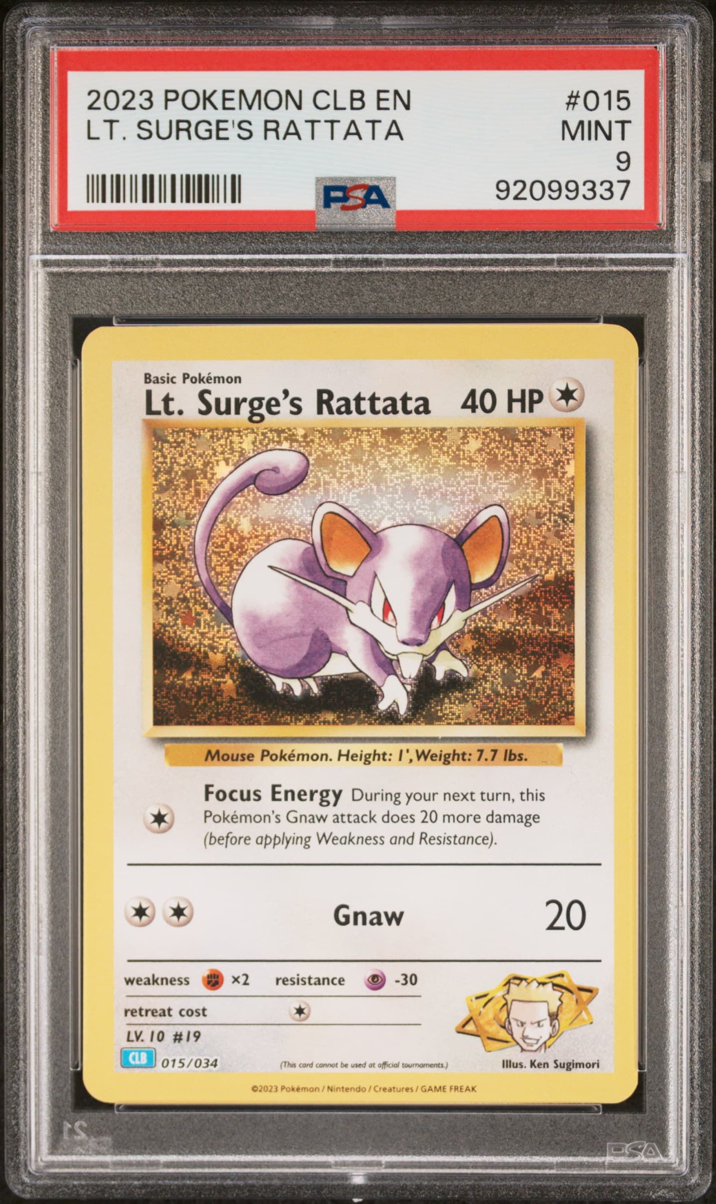 LT. Surge's Rattata