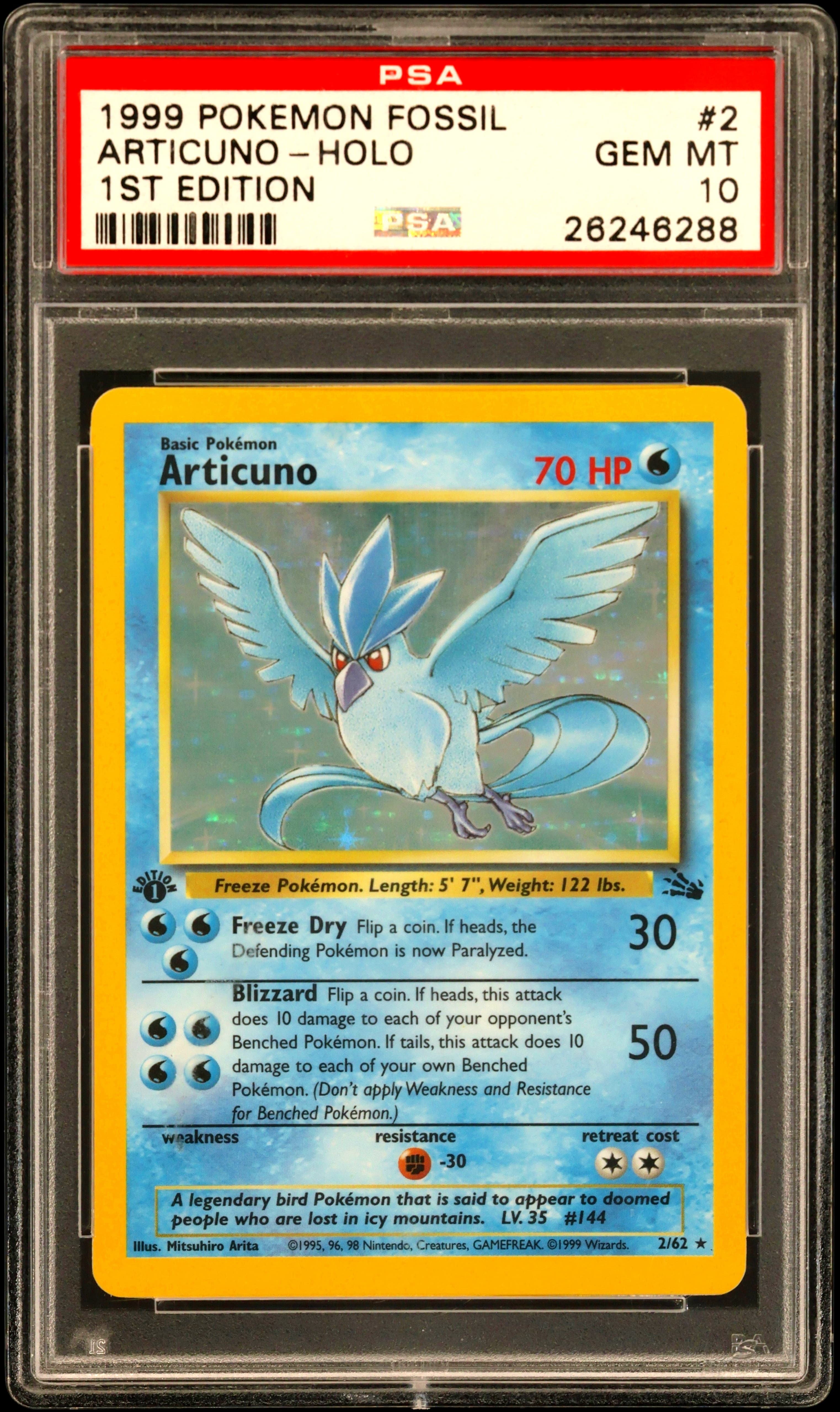 Articuno-Holo 1st Edition