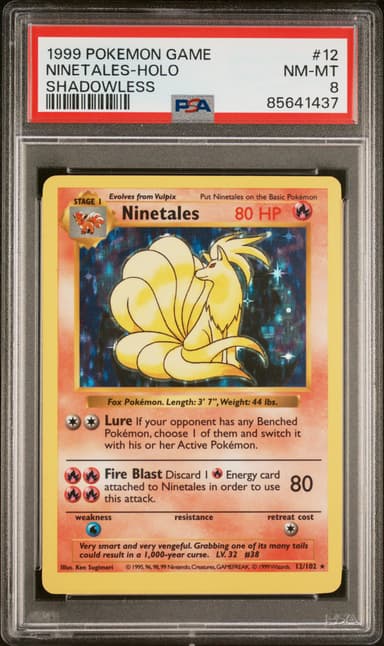 Ninetales-Holo Shadowless