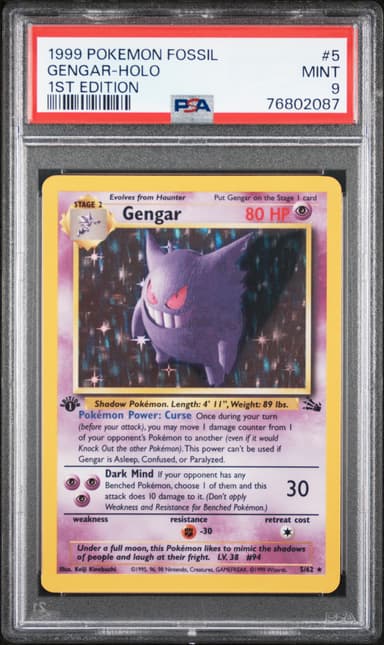 Gengar-Holo 1st Edition