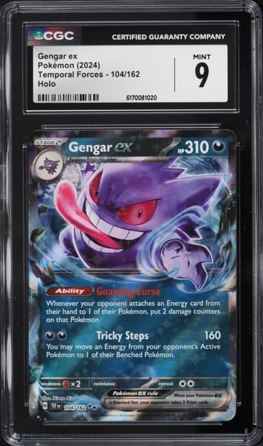 Pokemon Scarlet & Violet Temporal Forces Holo Gengar Ex #104