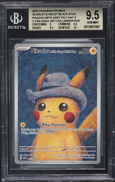 Pikachu With Grey Felt Hat