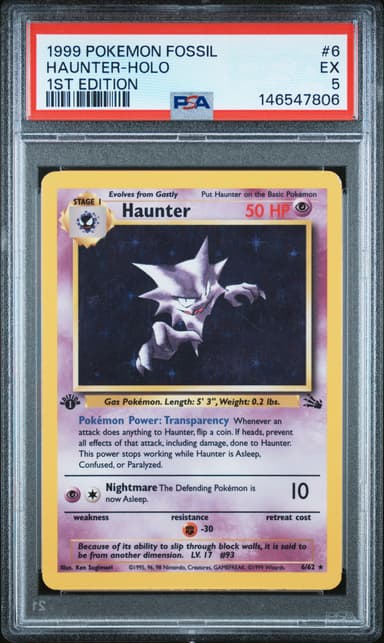 Haunter-Holo 1st Edition