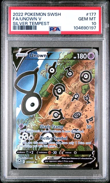 Full Art/Unown V