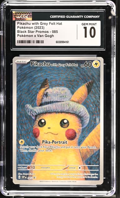 Pikachu With Grey Felt Hat