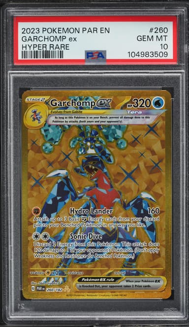 SV PARADOX RIFT HYPER RARE GARCHOMP EX