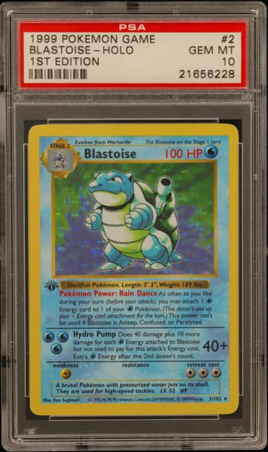 Blastoise-Holo 1st Edition
