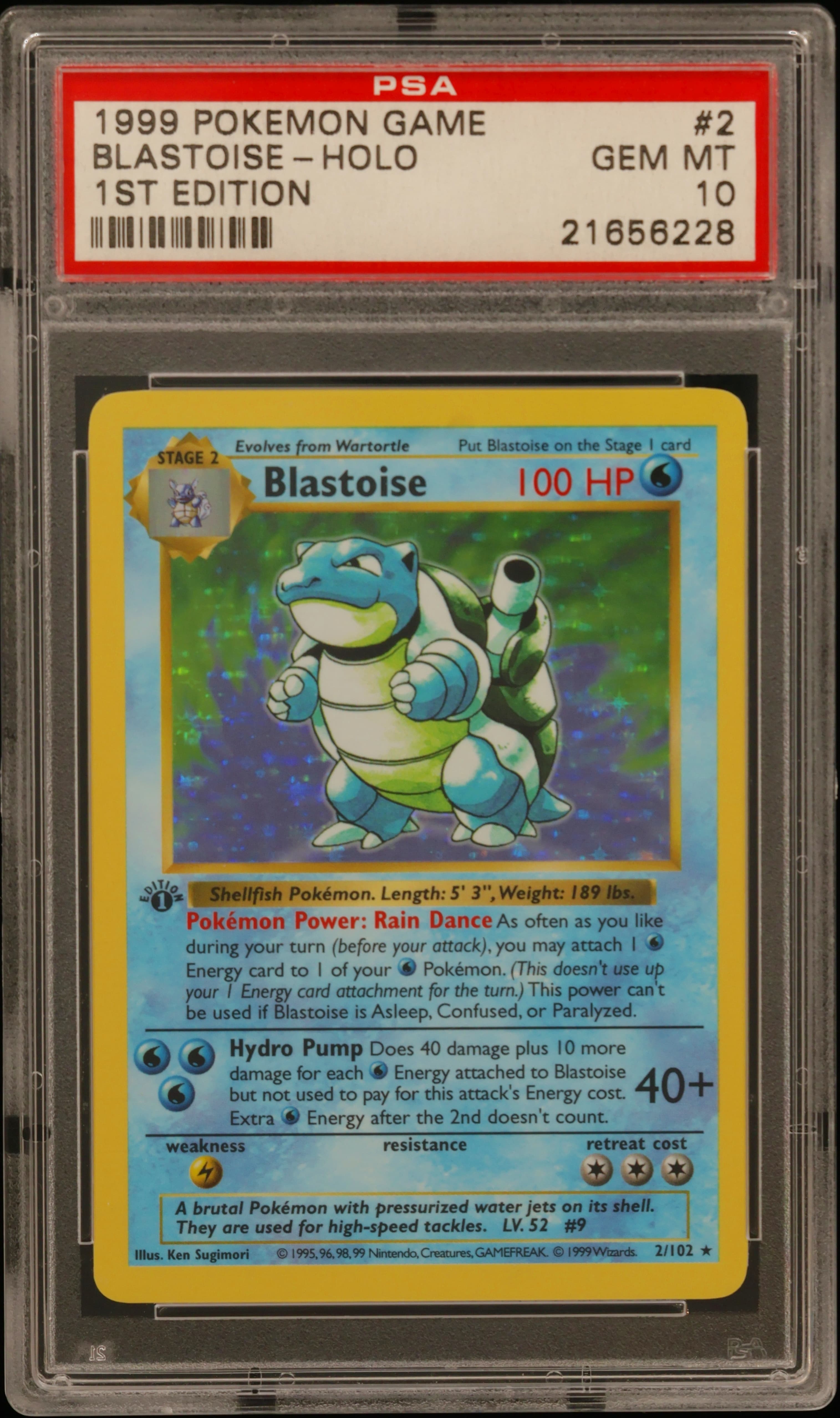 Blastoise-Holo 1st Edition