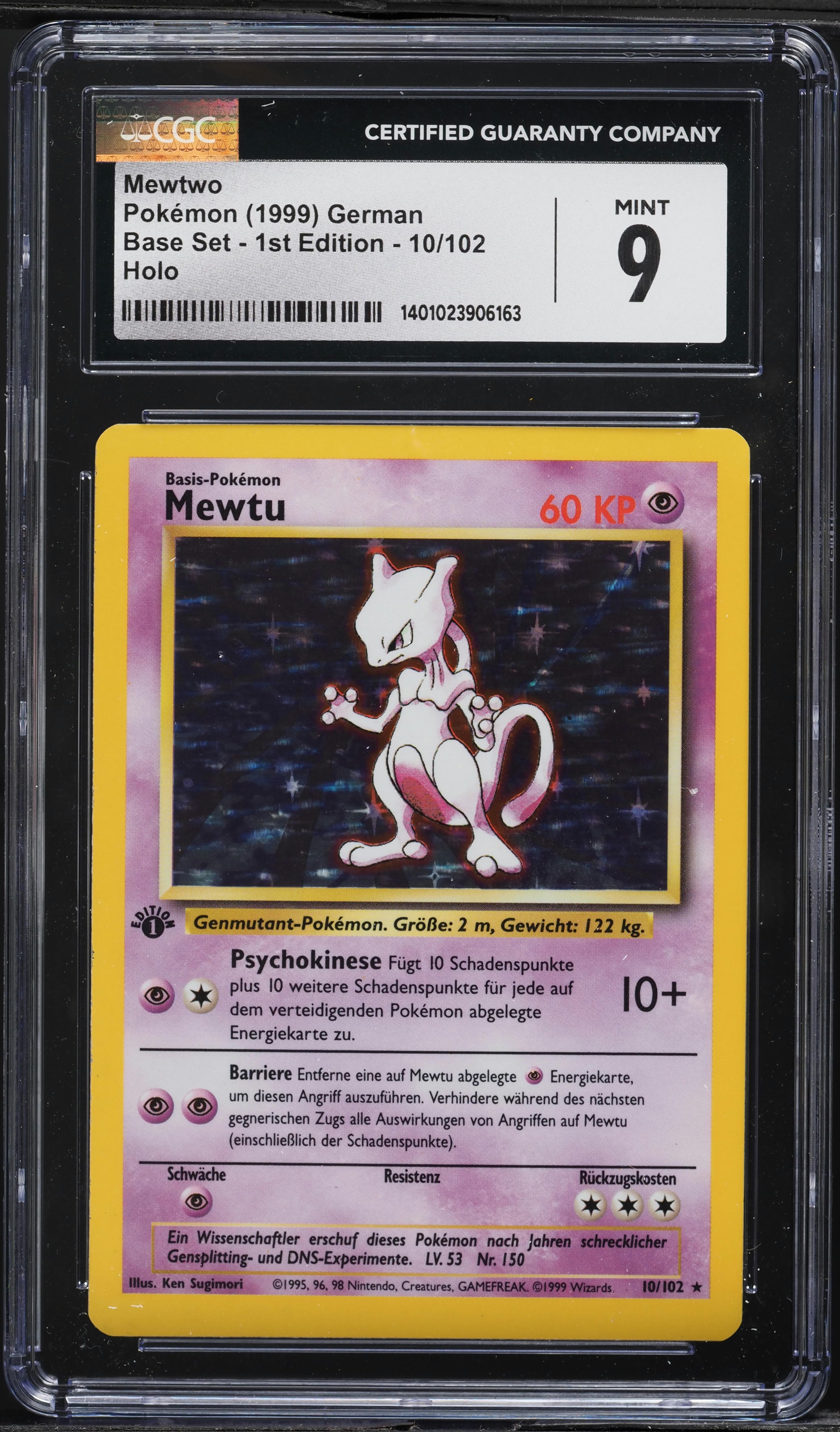 Mewtu-Holo 1st Edition