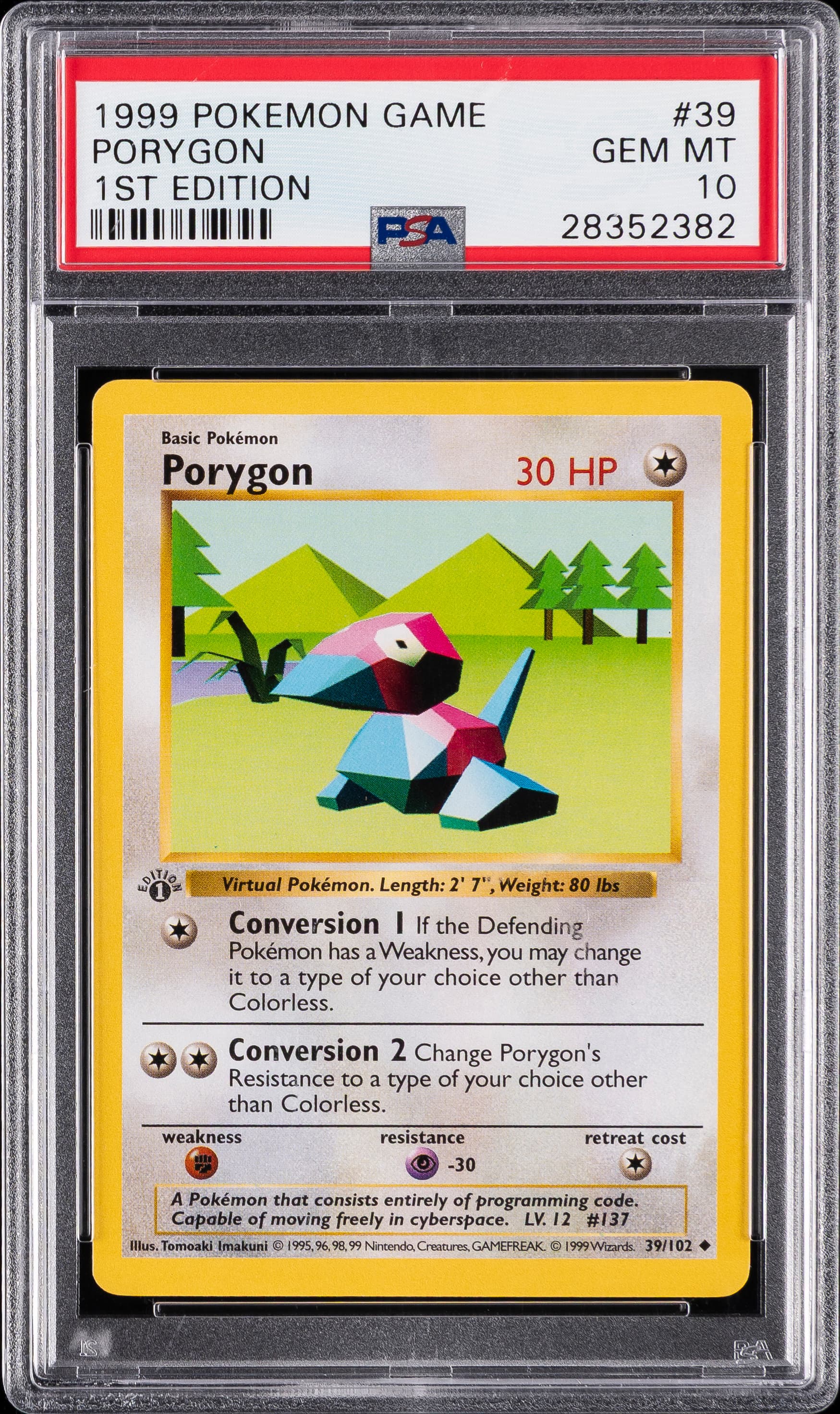 Porygon 1st Edition