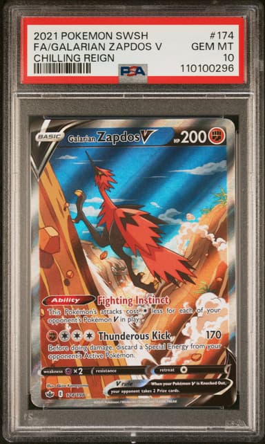 Full Art/Galarian Zapdos V