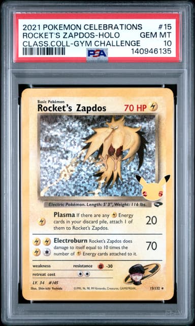Rocket's Zapdos-Holo