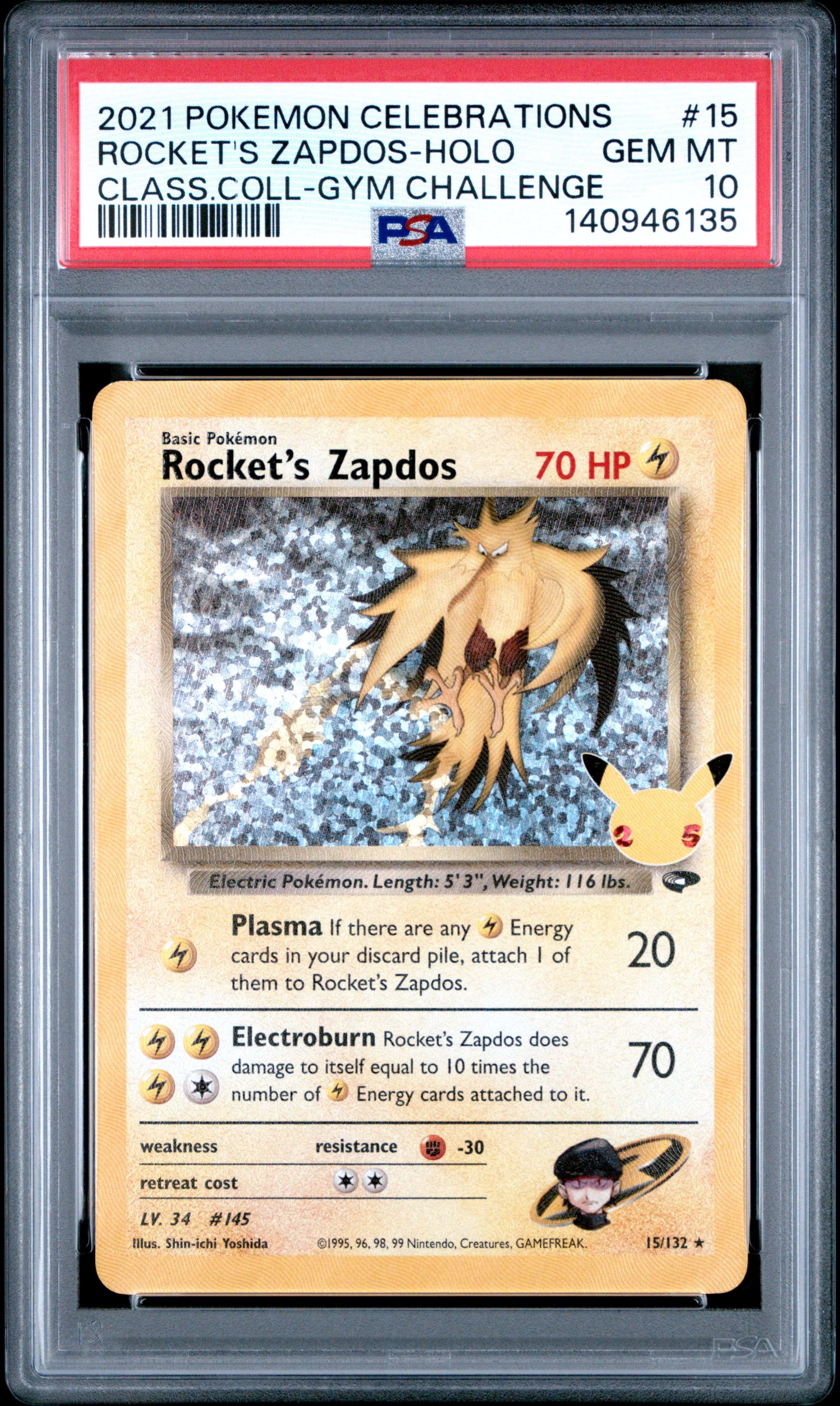 Rocket's Zapdos-Holo