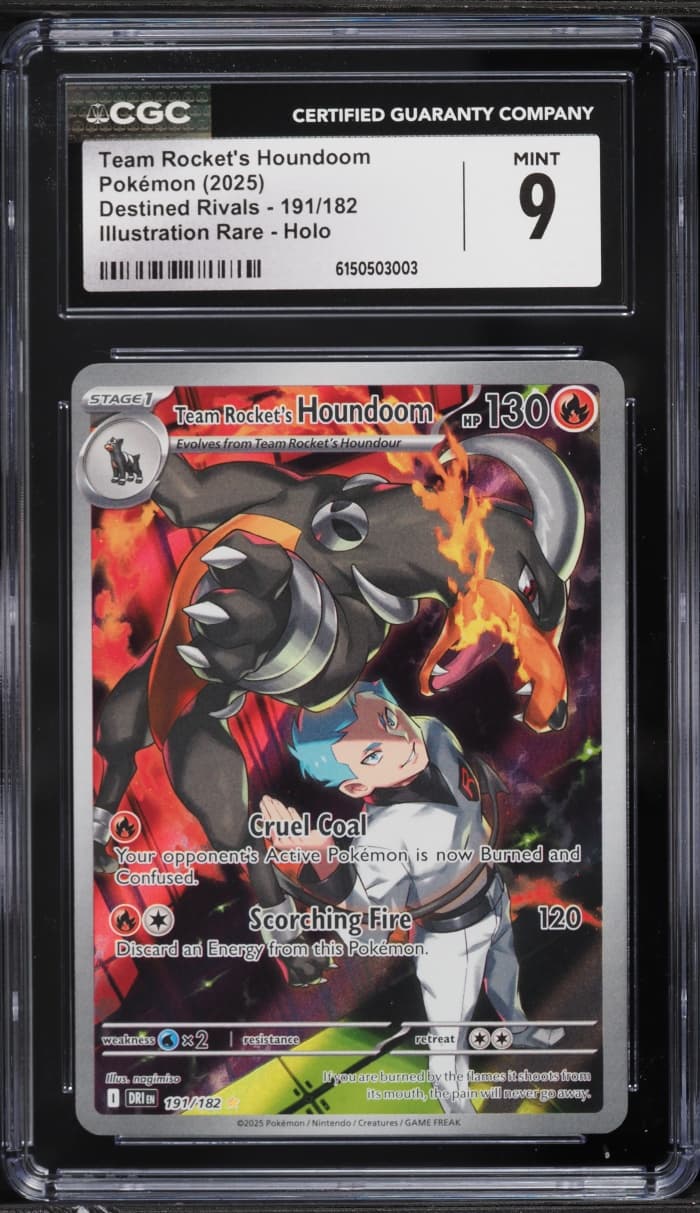 Pokemon Scarlet & Violet Destined Rivals IR Team Rocket's Houndoom #191