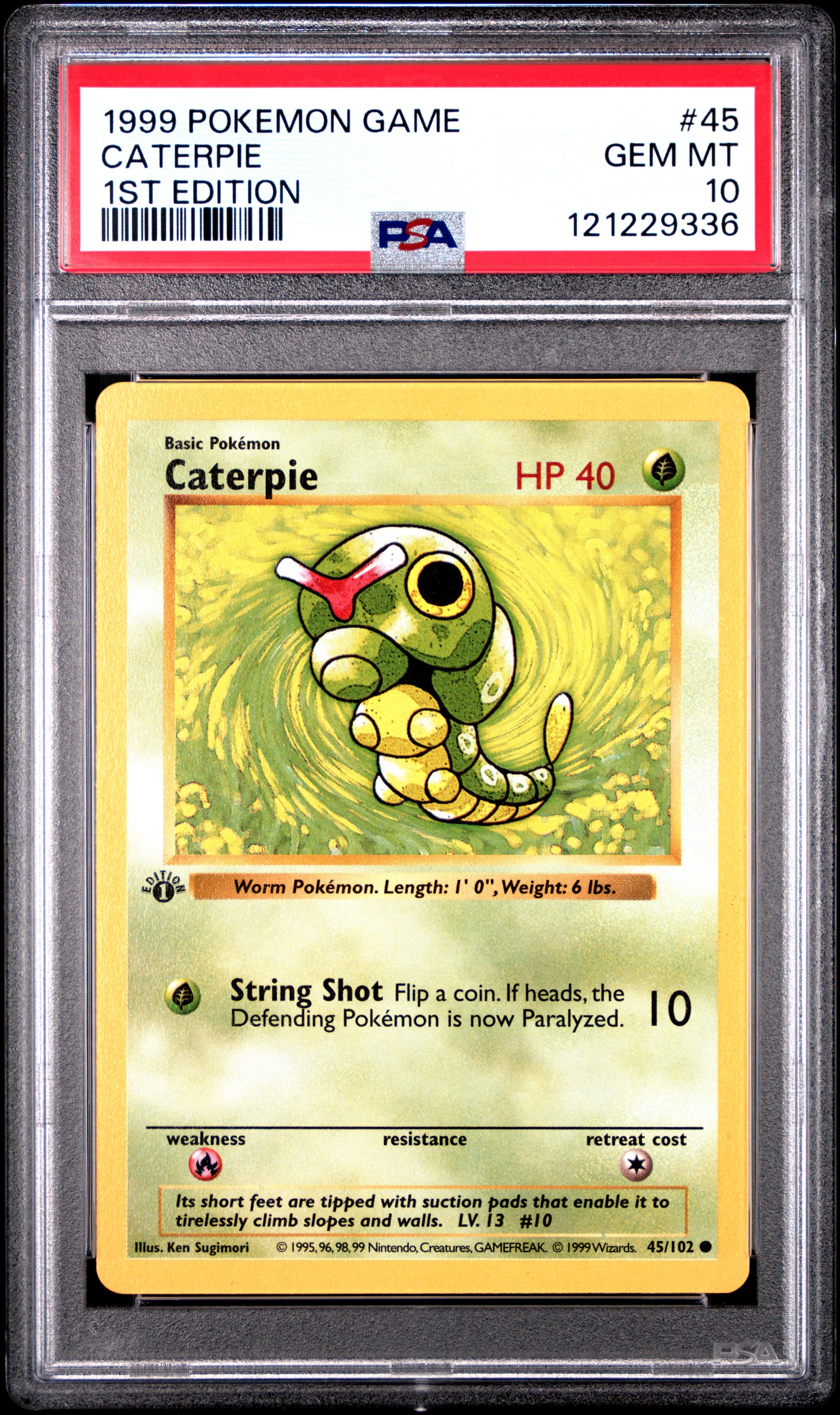 Caterpie 1st Edition