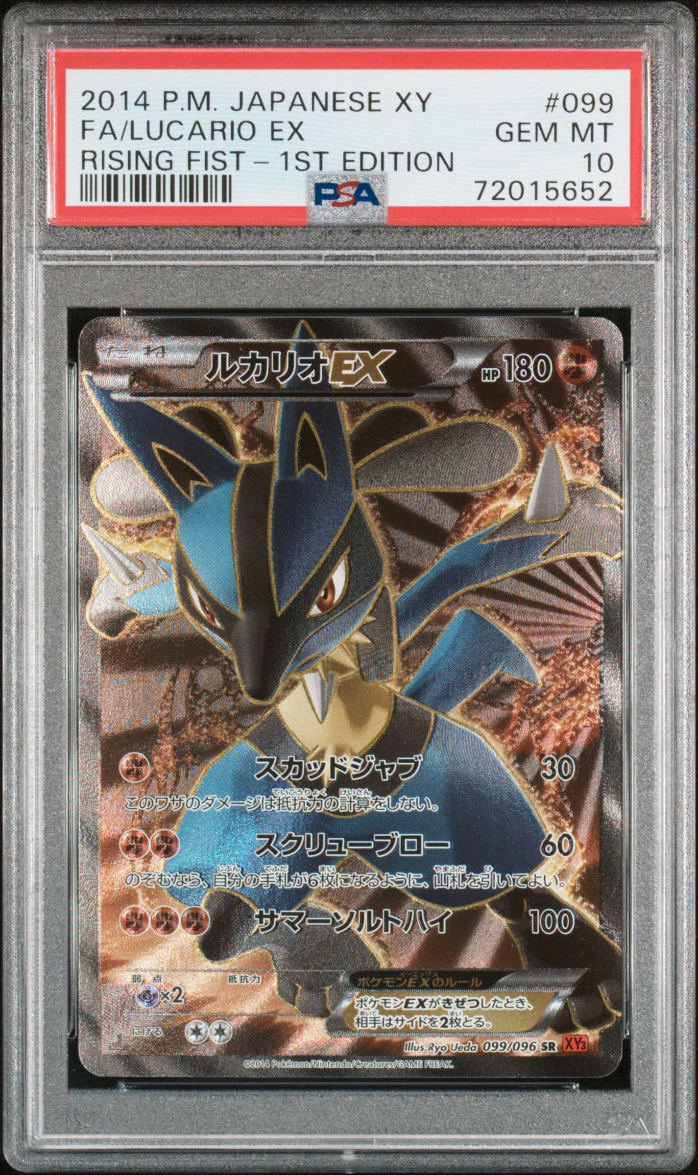 Full Art/Lucario EX 1st Edition