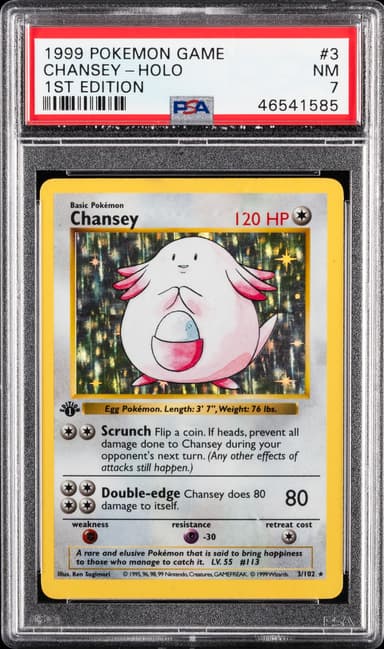Chansey-Holo 1st Edition