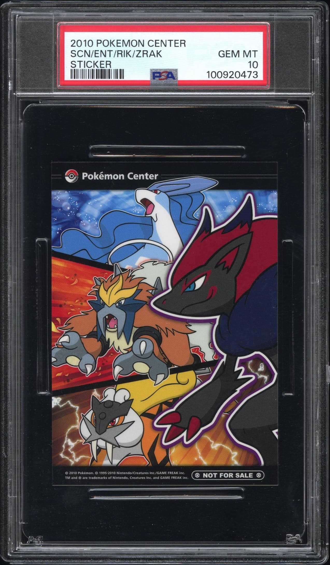 ENTEI/RAIKOU/SUICUNE/ZOROARK