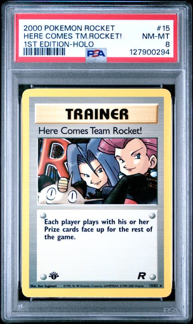 Here Comes Team Rocket!-Holo 1st Edition