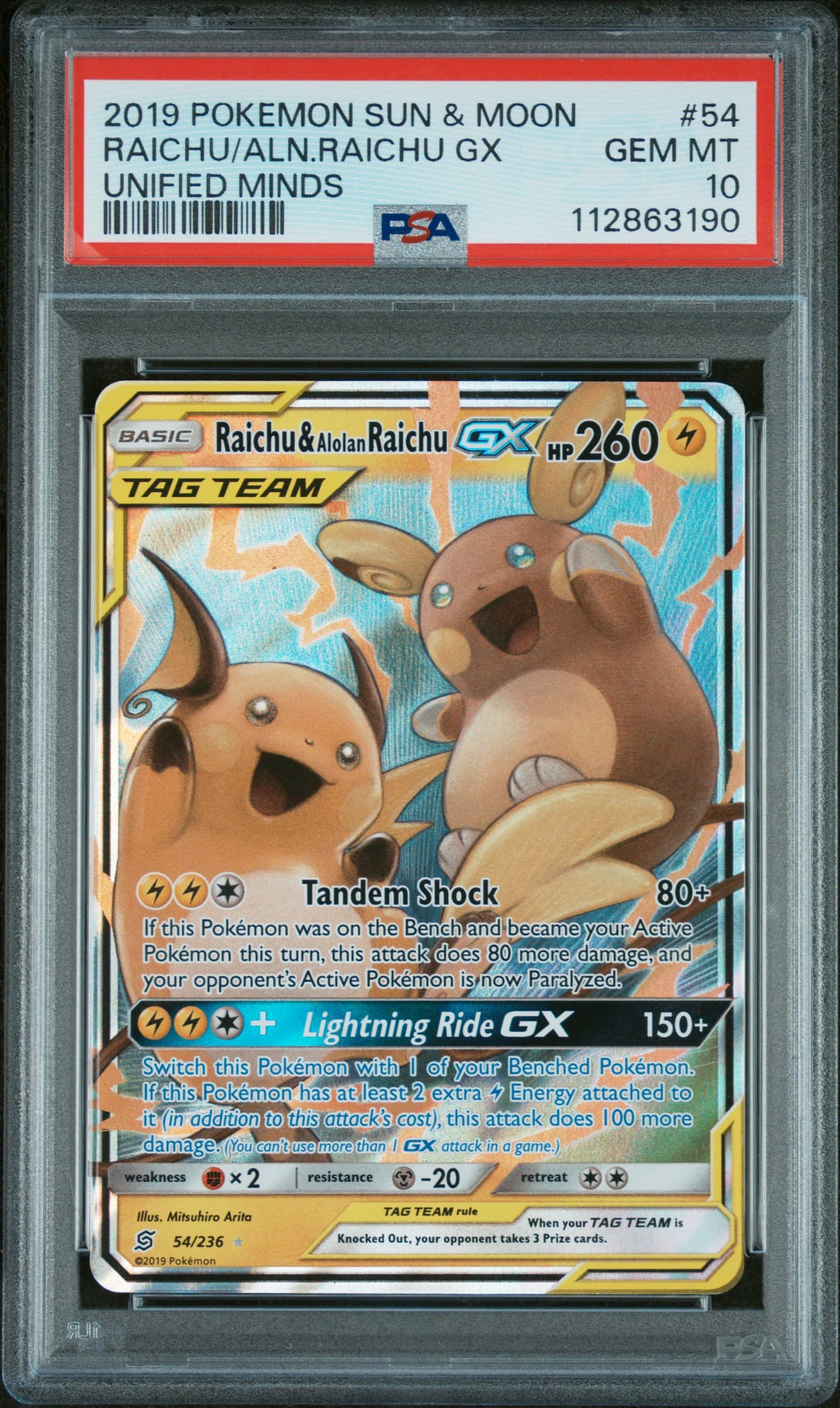 Raichu & Alolan Raichu GX