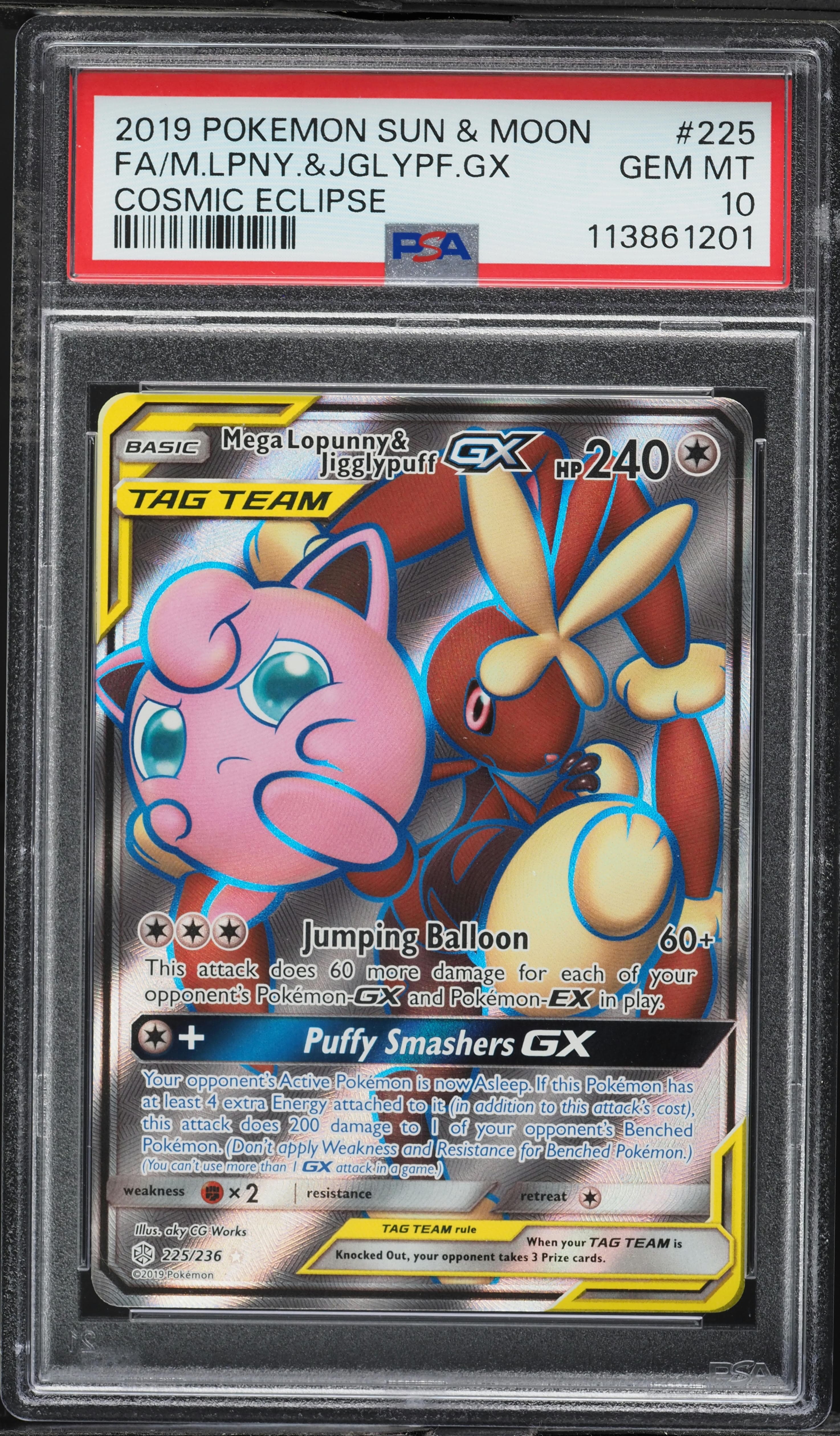 Full Art/Mega Lopunny & Jigglypuff GX