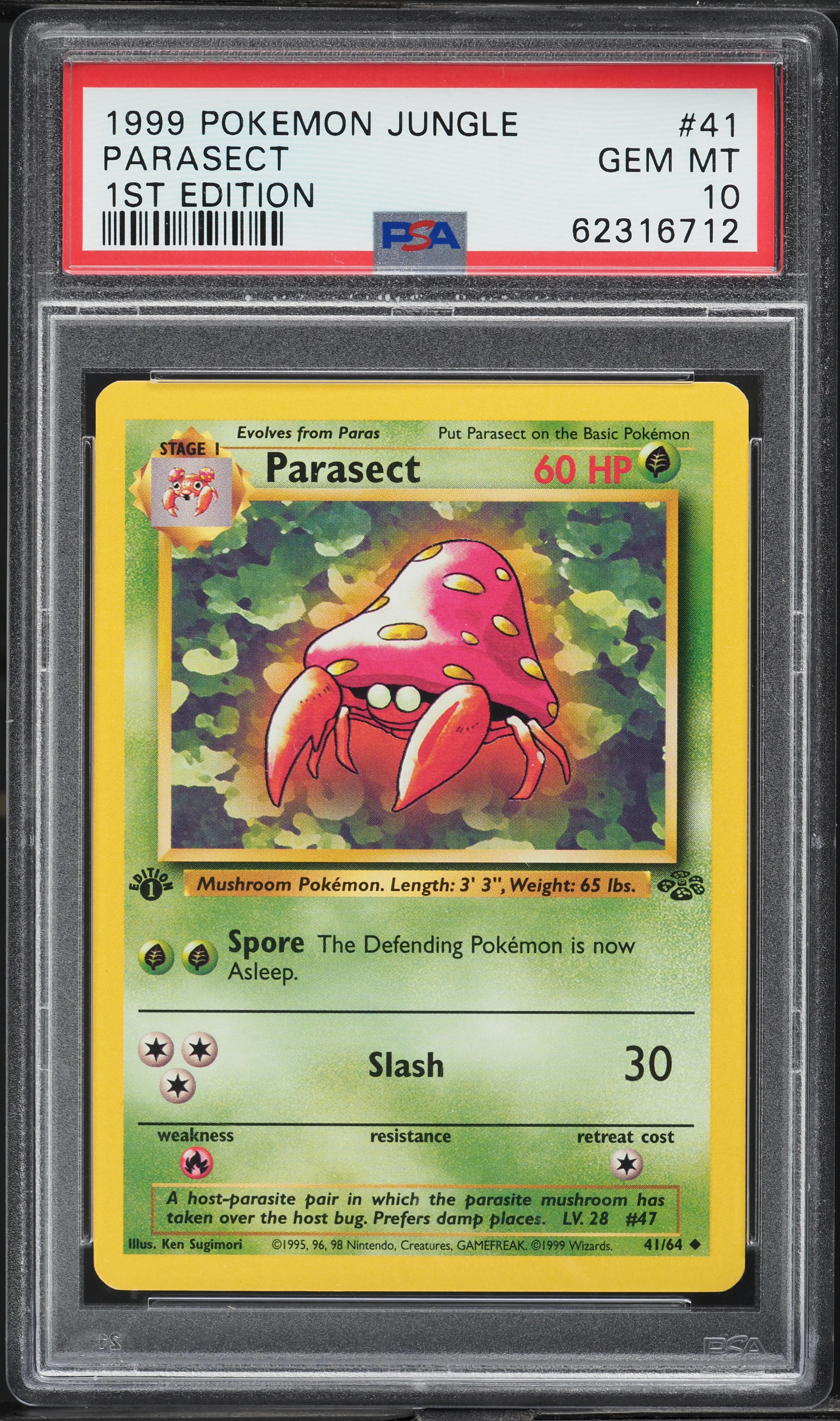 Parasect 1st Edition