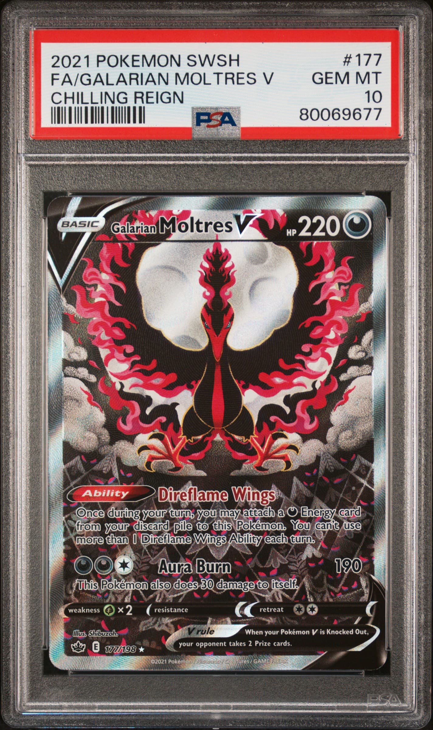 Full Art/Galarian Moltres V