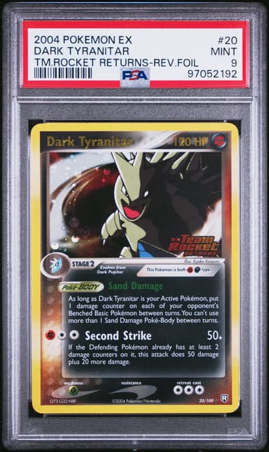 Dark Tyranitar-Reverse Foil