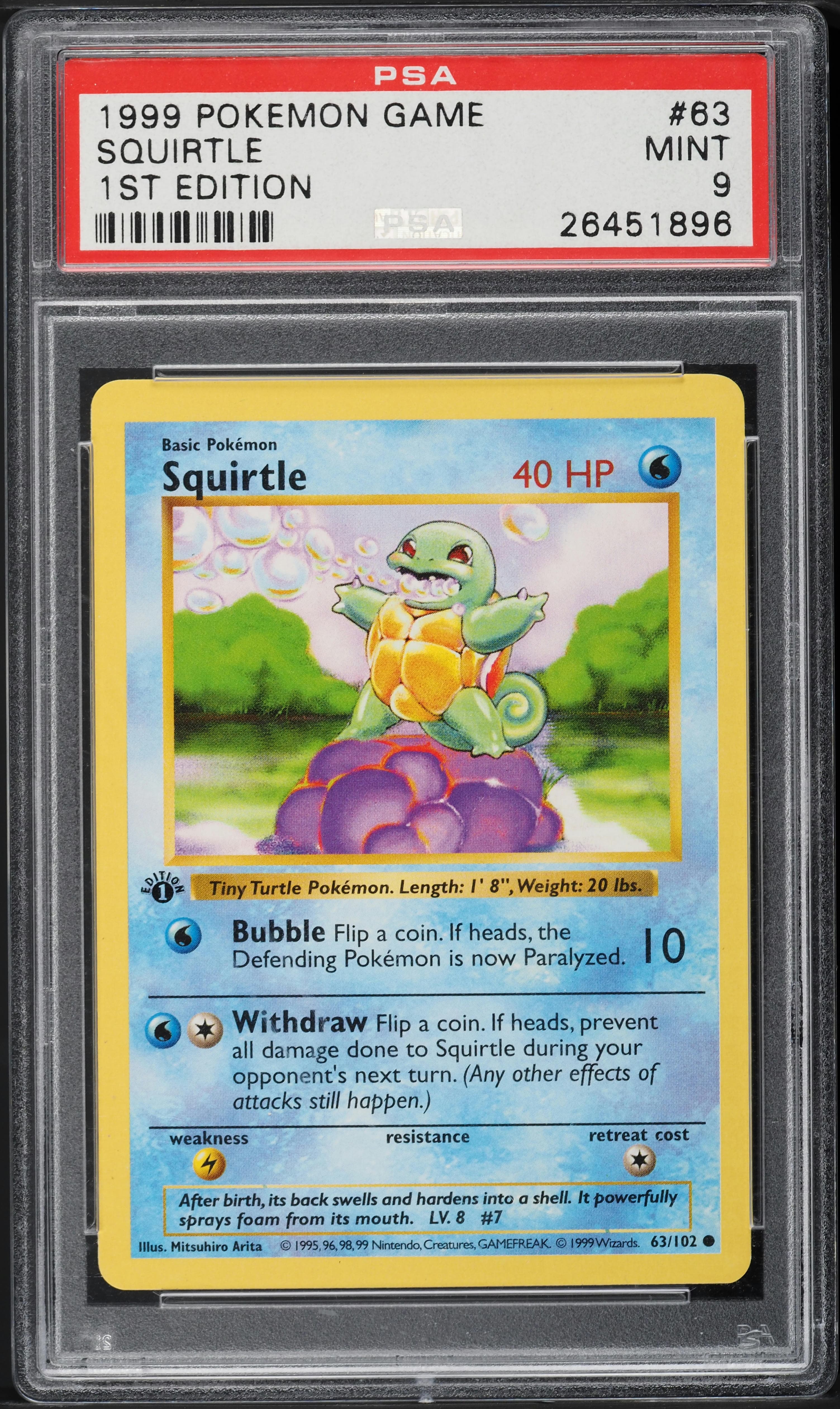 Squirtle 1st Edition