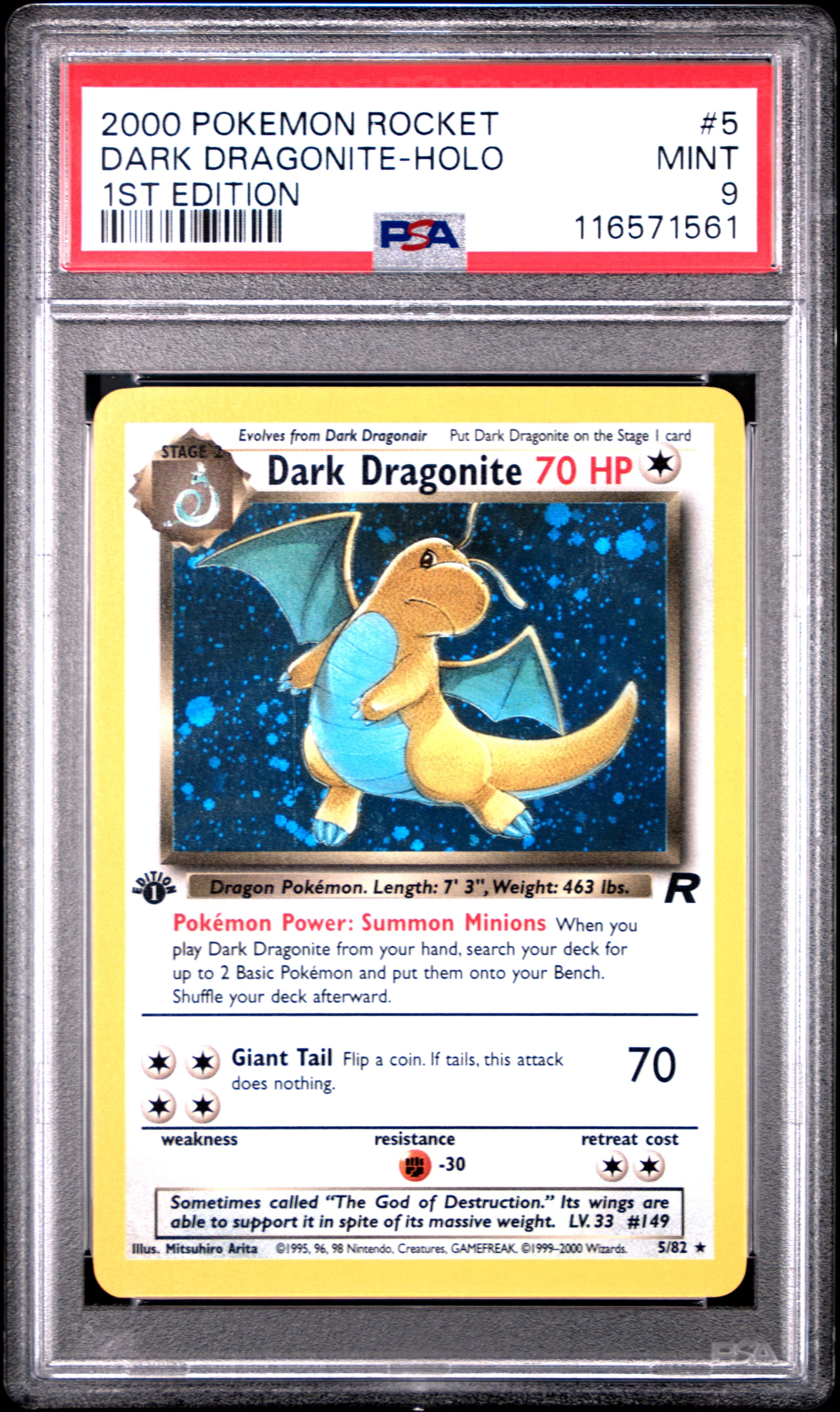 Dark Dragonite-Holo 1st Edition
